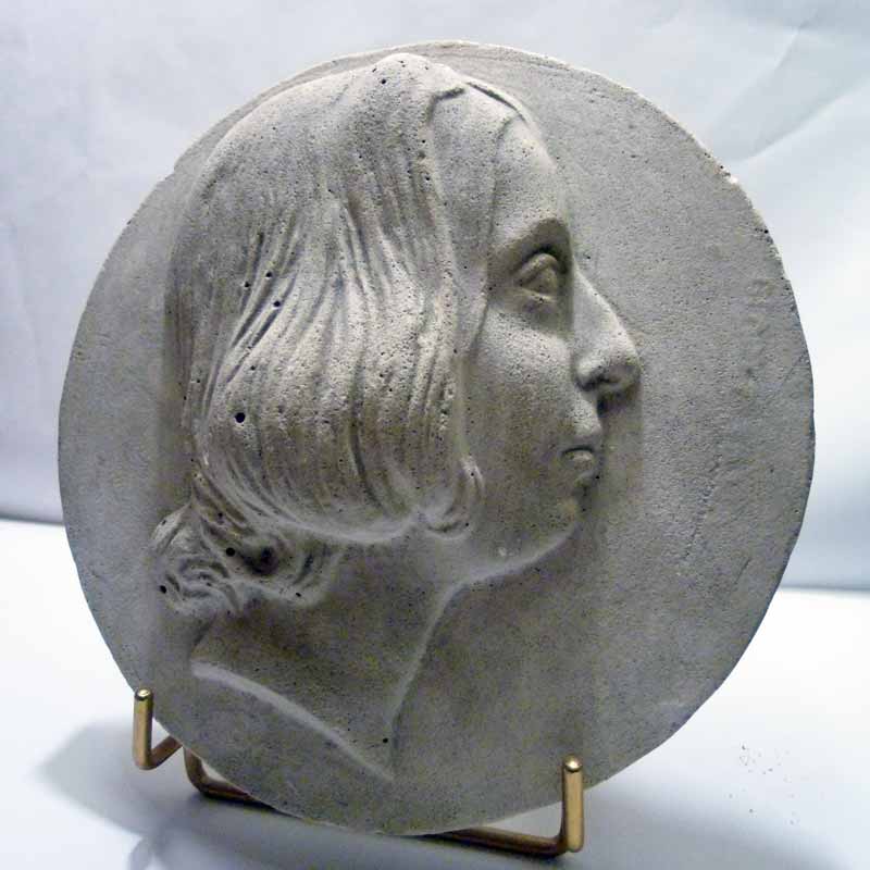 Pl&acirc;tre de George Sand par David d'Angers, private Collection