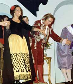 Monsegur Vaillant et Michel Dens dans le Barbier de Séville Cannes 1973