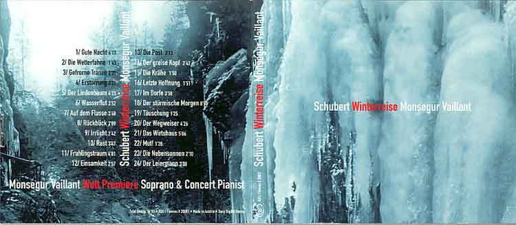 MONSEGUR VAILLANT - WINTERREISE SCHUBERT